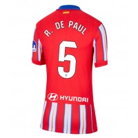 Atletico Madrid Rodrigo De Paul #5 Domáci Ženy futbalový dres 2024-25 Krátky Rukáv